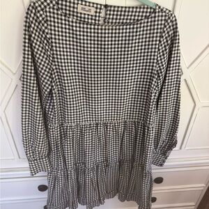 Anthropologie Baum Und Pferdgarten
 Gingham Tunic in Black and White